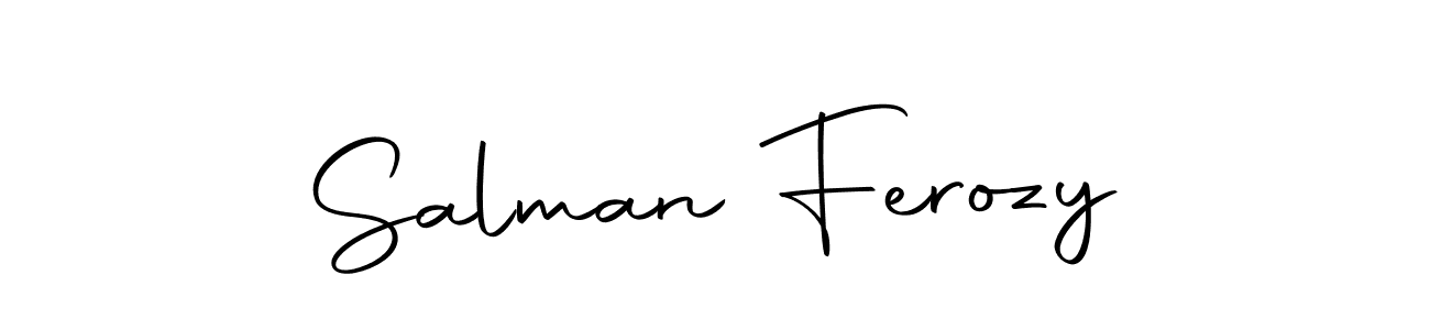 Use a signature maker to create a handwritten signature online. With this signature software, you can design (Autography-DOLnW) your own signature for name Salman Ferozy. Salman Ferozy signature style 10 images and pictures png