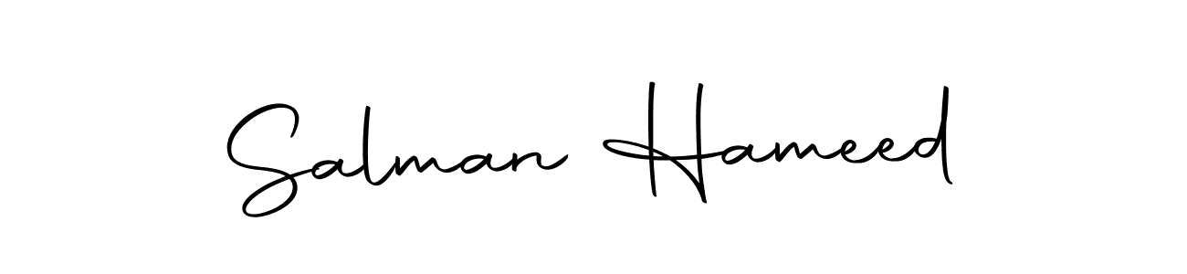 Make a beautiful signature design for name Salman Hameed. With this signature (Autography-DOLnW) style, you can create a handwritten signature for free. Salman Hameed signature style 10 images and pictures png