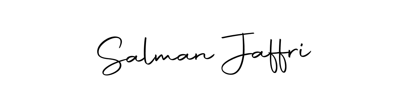 Make a beautiful signature design for name Salman Jaffri. With this signature (Autography-DOLnW) style, you can create a handwritten signature for free. Salman Jaffri signature style 10 images and pictures png
