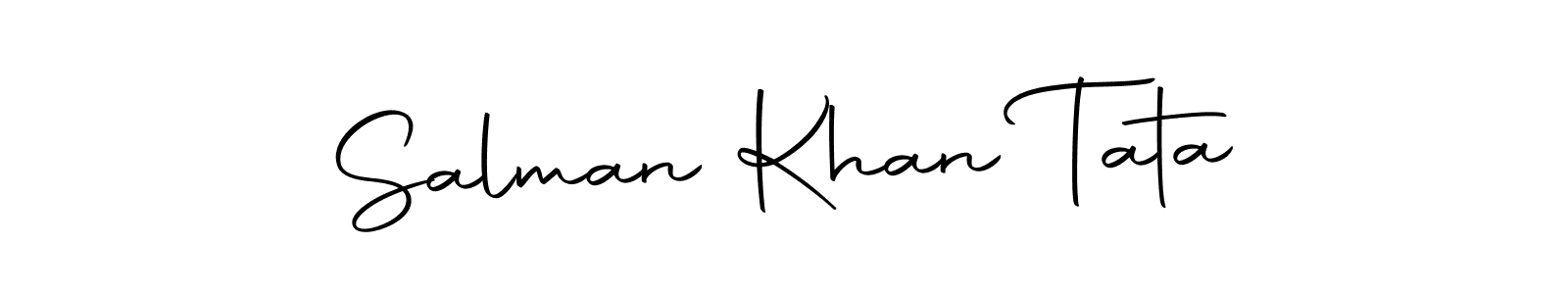 Make a beautiful signature design for name Salman Khan Tata. With this signature (Autography-DOLnW) style, you can create a handwritten signature for free. Salman Khan Tata signature style 10 images and pictures png