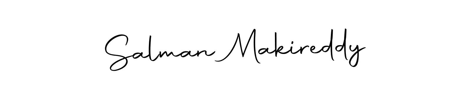 Salman Makireddy stylish signature style. Best Handwritten Sign (Autography-DOLnW) for my name. Handwritten Signature Collection Ideas for my name Salman Makireddy. Salman Makireddy signature style 10 images and pictures png