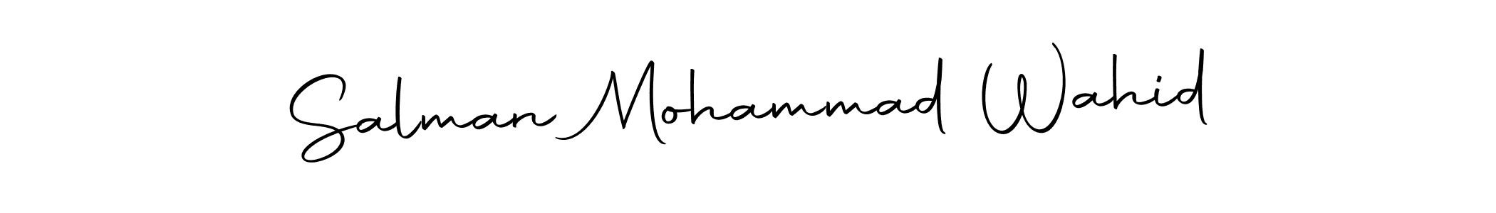 It looks lik you need a new signature style for name Salman Mohammad Wahid. Design unique handwritten (Autography-DOLnW) signature with our free signature maker in just a few clicks. Salman Mohammad Wahid signature style 10 images and pictures png