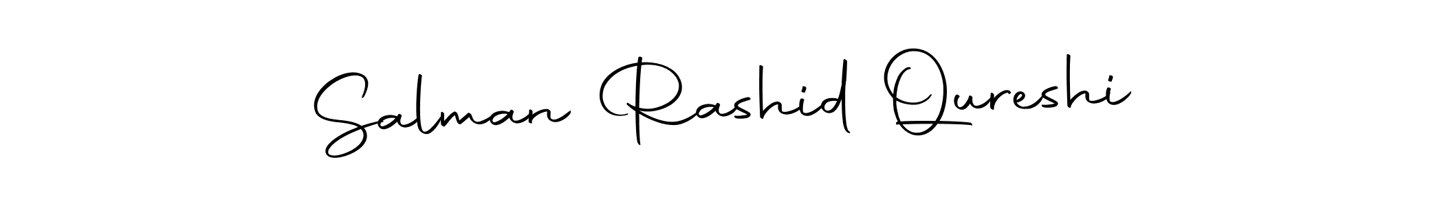Use a signature maker to create a handwritten signature online. With this signature software, you can design (Autography-DOLnW) your own signature for name Salman Rashid Qureshi. Salman Rashid Qureshi signature style 10 images and pictures png