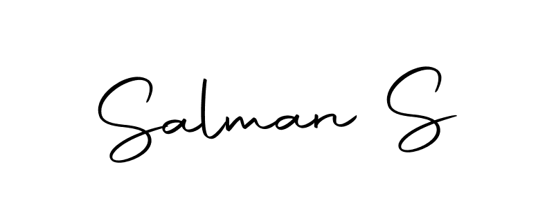 Create a beautiful signature design for name Salman S. With this signature (Autography-DOLnW) fonts, you can make a handwritten signature for free. Salman S signature style 10 images and pictures png