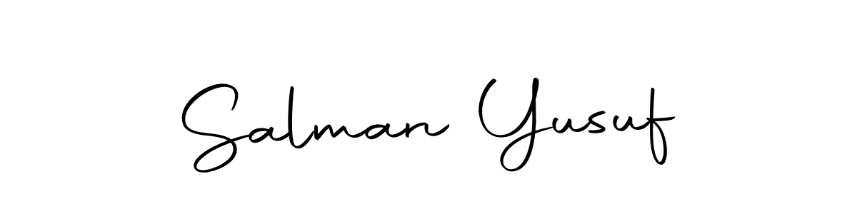 Salman Yusuf stylish signature style. Best Handwritten Sign (Autography-DOLnW) for my name. Handwritten Signature Collection Ideas for my name Salman Yusuf. Salman Yusuf signature style 10 images and pictures png