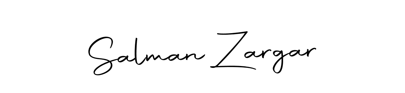 Make a beautiful signature design for name Salman Zargar. Use this online signature maker to create a handwritten signature for free. Salman Zargar signature style 10 images and pictures png