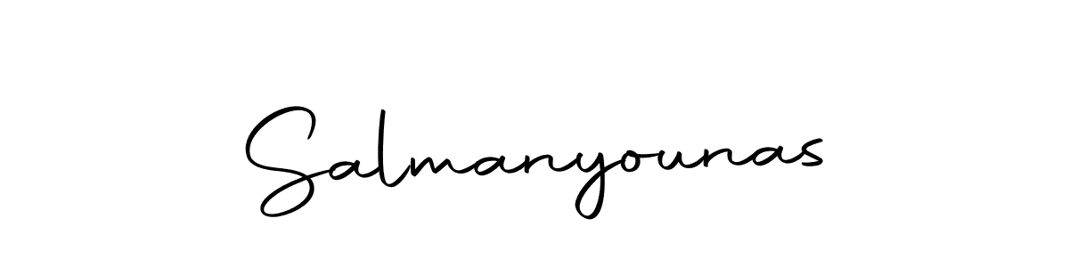 Make a beautiful signature design for name Salmanyounas. Use this online signature maker to create a handwritten signature for free. Salmanyounas signature style 10 images and pictures png
