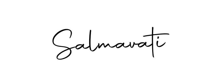 How to make Salmavati name signature. Use Autography-DOLnW style for creating short signs online. This is the latest handwritten sign. Salmavati signature style 10 images and pictures png