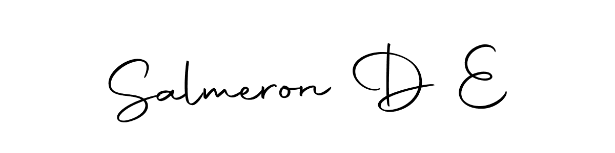 Also we have Salmeron D E name is the best signature style. Create professional handwritten signature collection using Autography-DOLnW autograph style. Salmeron D E signature style 10 images and pictures png