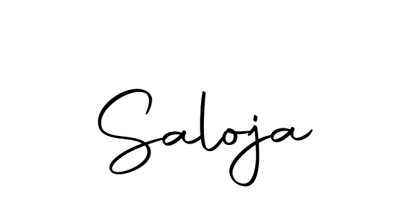 How to make Saloja name signature. Use Autography-DOLnW style for creating short signs online. This is the latest handwritten sign. Saloja signature style 10 images and pictures png