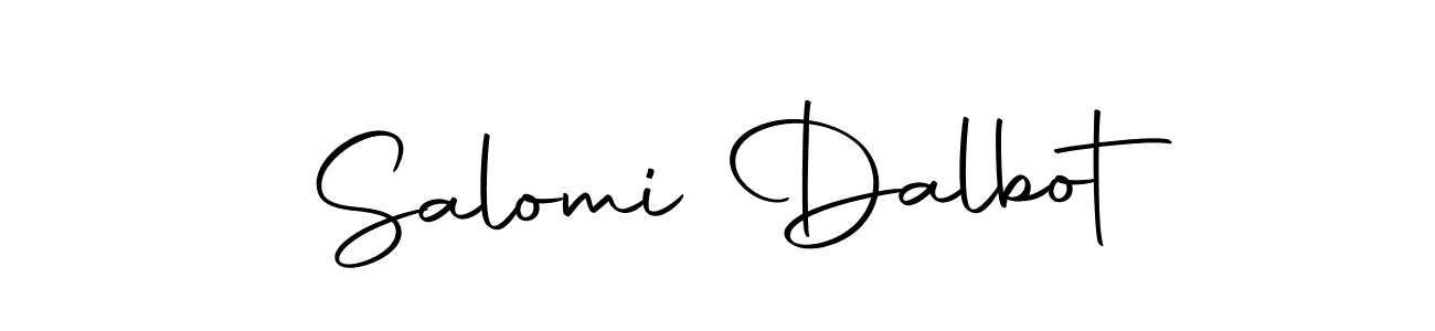 It looks lik you need a new signature style for name Salomi Dalbot. Design unique handwritten (Autography-DOLnW) signature with our free signature maker in just a few clicks. Salomi Dalbot signature style 10 images and pictures png