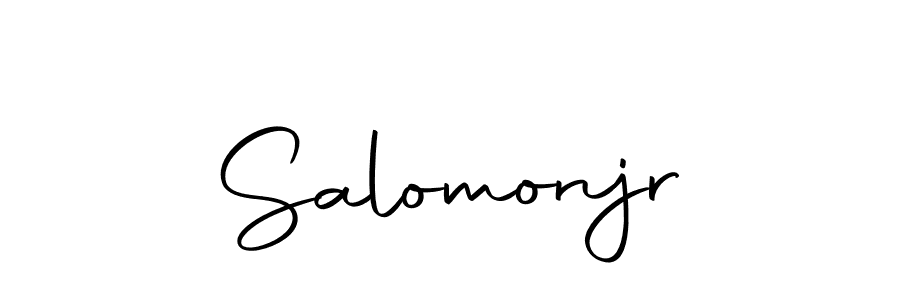 Make a beautiful signature design for name Salomonjr. Use this online signature maker to create a handwritten signature for free. Salomonjr signature style 10 images and pictures png