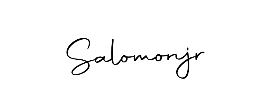 You should practise on your own different ways (Autography-DOLnW) to write your name (Salomonjr) in signature. don't let someone else do it for you. Salomonjr signature style 10 images and pictures png