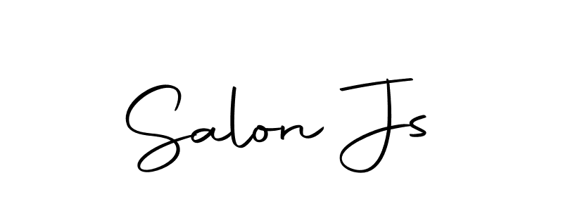 You can use this online signature creator to create a handwritten signature for the name Salon Js. This is the best online autograph maker. Salon Js signature style 10 images and pictures png