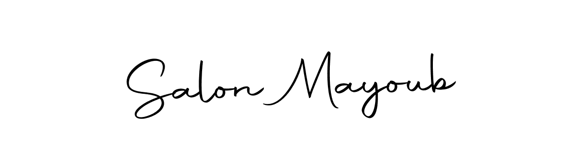Also we have Salon Mayoub name is the best signature style. Create professional handwritten signature collection using Autography-DOLnW autograph style. Salon Mayoub signature style 10 images and pictures png