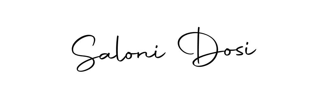 Design your own signature with our free online signature maker. With this signature software, you can create a handwritten (Autography-DOLnW) signature for name Saloni Dosi. Saloni Dosi signature style 10 images and pictures png