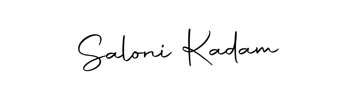 You should practise on your own different ways (Autography-DOLnW) to write your name (Saloni Kadam) in signature. don't let someone else do it for you. Saloni Kadam signature style 10 images and pictures png