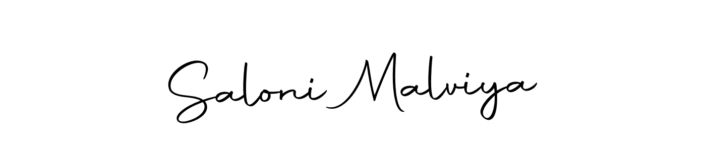 Make a beautiful signature design for name Saloni Malviya. With this signature (Autography-DOLnW) style, you can create a handwritten signature for free. Saloni Malviya signature style 10 images and pictures png