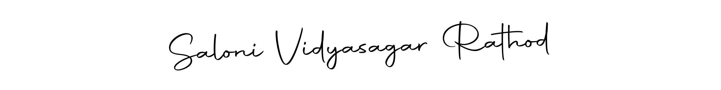 Make a short Saloni Vidyasagar Rathod signature style. Manage your documents anywhere anytime using Autography-DOLnW. Create and add eSignatures, submit forms, share and send files easily. Saloni Vidyasagar Rathod signature style 10 images and pictures png