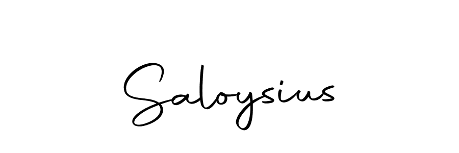 Use a signature maker to create a handwritten signature online. With this signature software, you can design (Autography-DOLnW) your own signature for name Saloysius. Saloysius signature style 10 images and pictures png