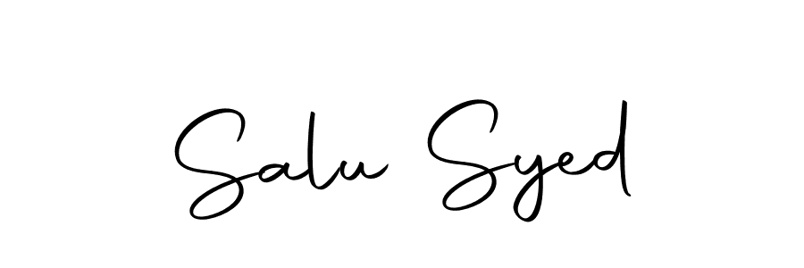 The best way (Autography-DOLnW) to make a short signature is to pick only two or three words in your name. The name Salu Syed include a total of six letters. For converting this name. Salu Syed signature style 10 images and pictures png