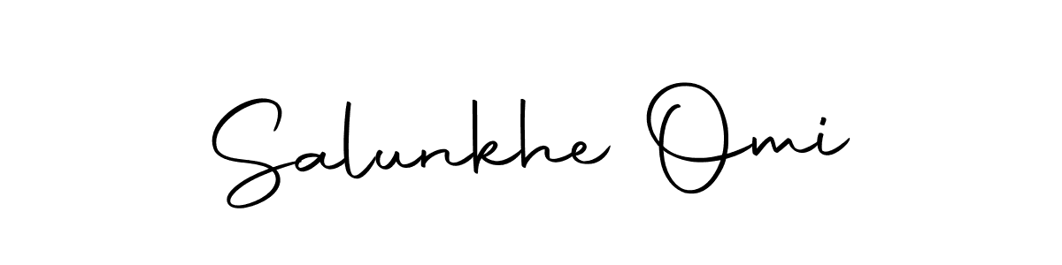 Also You can easily find your signature by using the search form. We will create Salunkhe Omi name handwritten signature images for you free of cost using Autography-DOLnW sign style. Salunkhe Omi signature style 10 images and pictures png