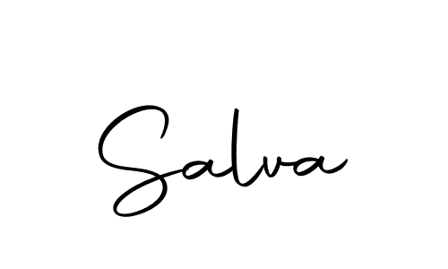 Make a beautiful signature design for name Salva. With this signature (Autography-DOLnW) style, you can create a handwritten signature for free. Salva signature style 10 images and pictures png