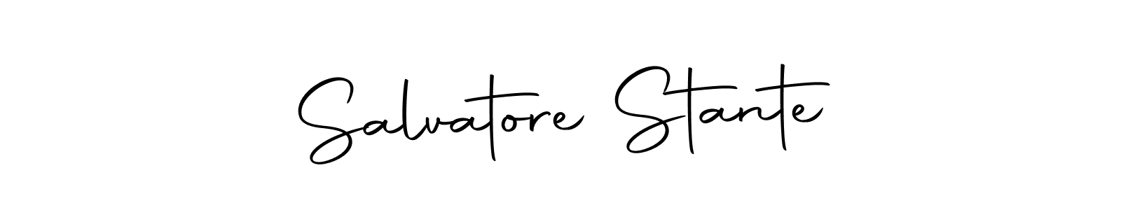 Create a beautiful signature design for name Salvatore Stante. With this signature (Autography-DOLnW) fonts, you can make a handwritten signature for free. Salvatore Stante signature style 10 images and pictures png