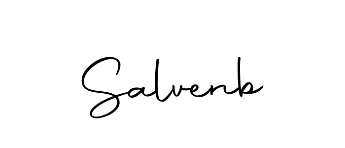 Design your own signature with our free online signature maker. With this signature software, you can create a handwritten (Autography-DOLnW) signature for name Salvenb. Salvenb signature style 10 images and pictures png