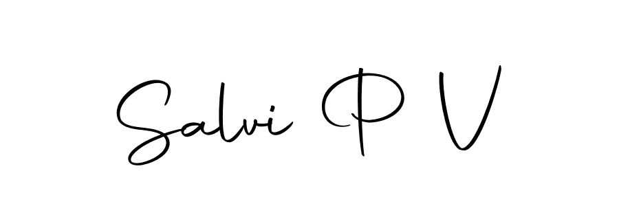 Also we have Salvi P V name is the best signature style. Create professional handwritten signature collection using Autography-DOLnW autograph style. Salvi P V signature style 10 images and pictures png