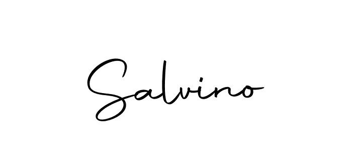 The best way (Autography-DOLnW) to make a short signature is to pick only two or three words in your name. The name Salvino include a total of six letters. For converting this name. Salvino signature style 10 images and pictures png