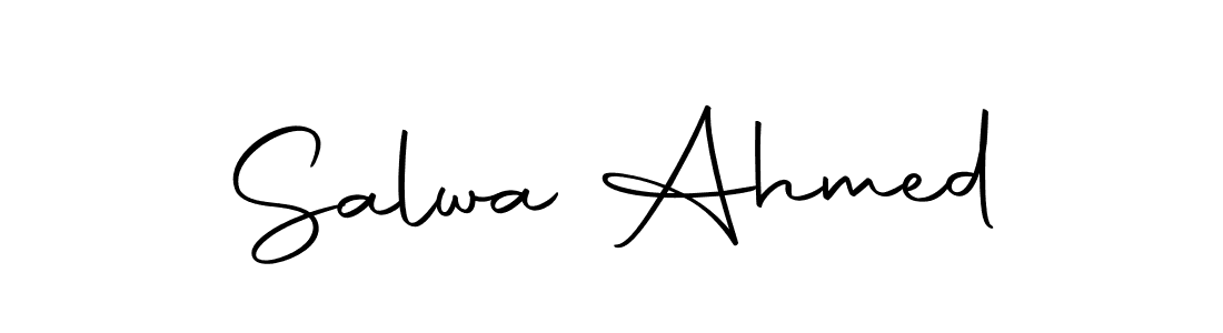 Use a signature maker to create a handwritten signature online. With this signature software, you can design (Autography-DOLnW) your own signature for name Salwa Ahmed. Salwa Ahmed signature style 10 images and pictures png
