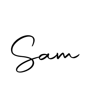 Create a beautiful signature design for name Sam. With this signature (Autography-DOLnW) fonts, you can make a handwritten signature for free. Sam signature style 10 images and pictures png