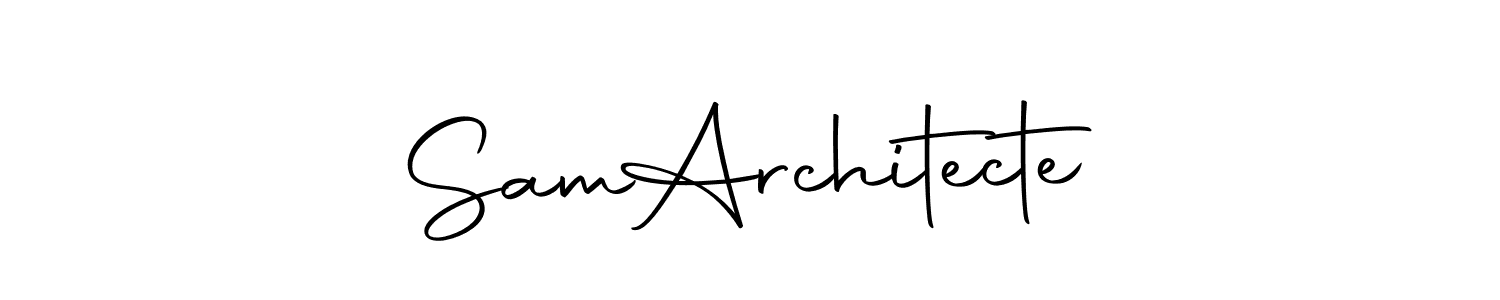 Similarly Autography-DOLnW is the best handwritten signature design. Signature creator online .You can use it as an online autograph creator for name Sam  Architecte. Sam  Architecte signature style 10 images and pictures png