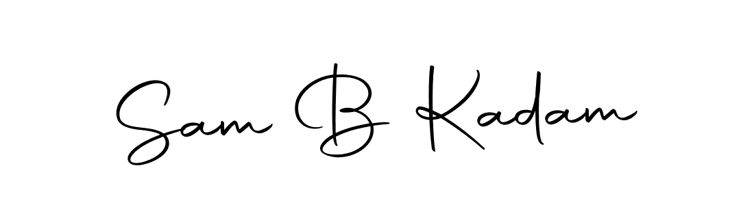 Design your own signature with our free online signature maker. With this signature software, you can create a handwritten (Autography-DOLnW) signature for name Sam B Kadam. Sam B Kadam signature style 10 images and pictures png