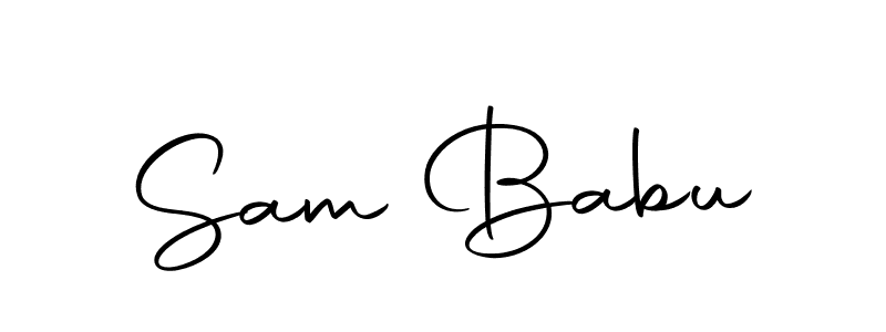 Make a short Sam Babu signature style. Manage your documents anywhere anytime using Autography-DOLnW. Create and add eSignatures, submit forms, share and send files easily. Sam Babu signature style 10 images and pictures png