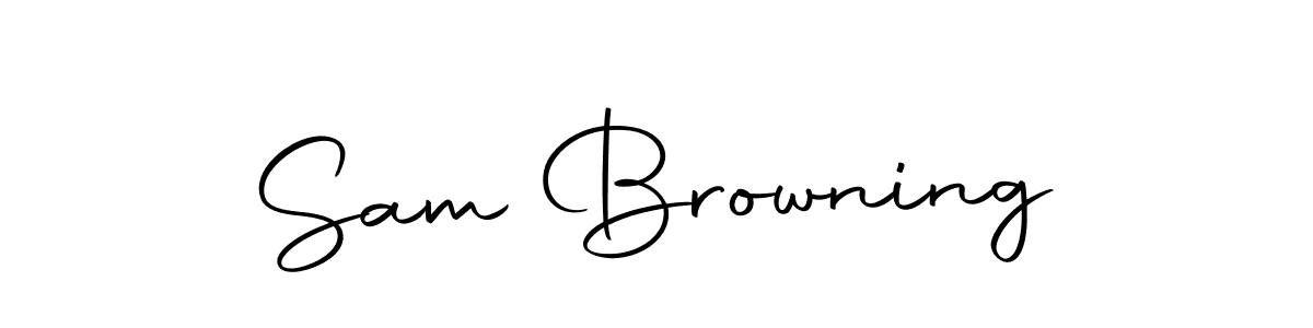Make a short Sam Browning signature style. Manage your documents anywhere anytime using Autography-DOLnW. Create and add eSignatures, submit forms, share and send files easily. Sam Browning signature style 10 images and pictures png