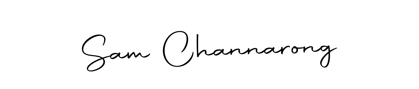 Make a beautiful signature design for name Sam Channarong. With this signature (Autography-DOLnW) style, you can create a handwritten signature for free. Sam Channarong signature style 10 images and pictures png