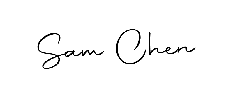 if you are searching for the best signature style for your name Sam Chen. so please give up your signature search. here we have designed multiple signature styles  using Autography-DOLnW. Sam Chen signature style 10 images and pictures png