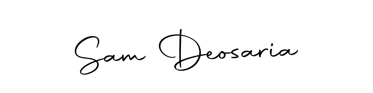 Make a short Sam Deosaria signature style. Manage your documents anywhere anytime using Autography-DOLnW. Create and add eSignatures, submit forms, share and send files easily. Sam Deosaria signature style 10 images and pictures png