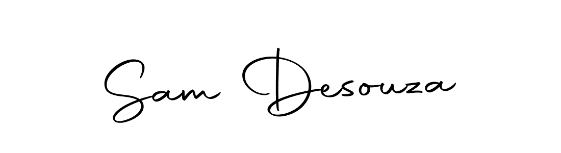 Similarly Autography-DOLnW is the best handwritten signature design. Signature creator online .You can use it as an online autograph creator for name Sam Desouza. Sam Desouza signature style 10 images and pictures png