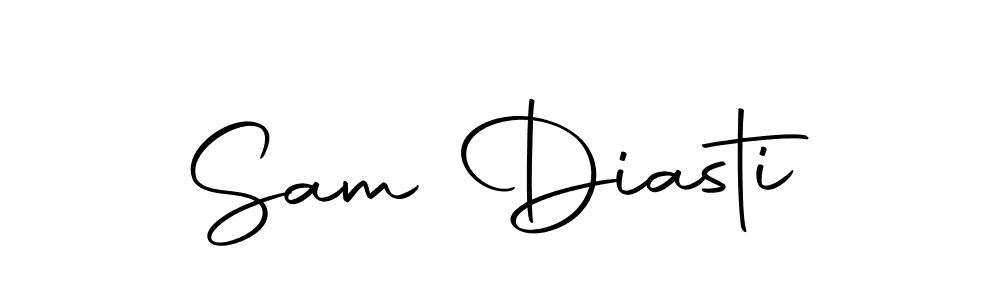 You should practise on your own different ways (Autography-DOLnW) to write your name (Sam Diasti) in signature. don't let someone else do it for you. Sam Diasti signature style 10 images and pictures png