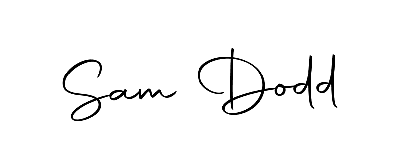 Use a signature maker to create a handwritten signature online. With this signature software, you can design (Autography-DOLnW) your own signature for name Sam Dodd. Sam Dodd signature style 10 images and pictures png