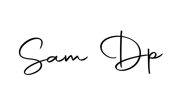 Design your own signature with our free online signature maker. With this signature software, you can create a handwritten (Autography-DOLnW) signature for name Sam Dp. Sam Dp signature style 10 images and pictures png