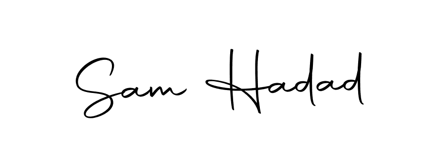 Sam Hadad stylish signature style. Best Handwritten Sign (Autography-DOLnW) for my name. Handwritten Signature Collection Ideas for my name Sam Hadad. Sam Hadad signature style 10 images and pictures png