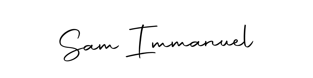 Make a short Sam Immanuel signature style. Manage your documents anywhere anytime using Autography-DOLnW. Create and add eSignatures, submit forms, share and send files easily. Sam Immanuel signature style 10 images and pictures png