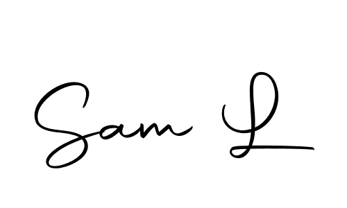 This is the best signature style for the Sam L name. Also you like these signature font (Autography-DOLnW). Mix name signature. Sam L signature style 10 images and pictures png