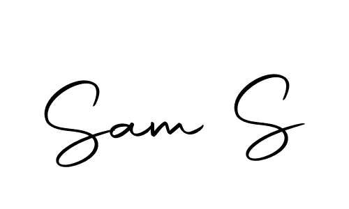 Create a beautiful signature design for name Sam S. With this signature (Autography-DOLnW) fonts, you can make a handwritten signature for free. Sam S signature style 10 images and pictures png