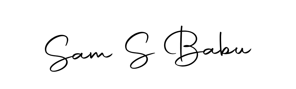 Here are the top 10 professional signature styles for the name Sam S Babu. These are the best autograph styles you can use for your name. Sam S Babu signature style 10 images and pictures png