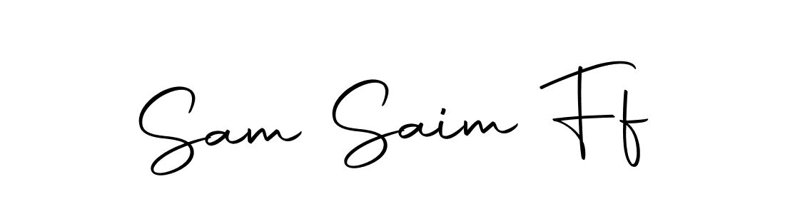 You can use this online signature creator to create a handwritten signature for the name Sam Saim Ff. This is the best online autograph maker. Sam Saim Ff signature style 10 images and pictures png